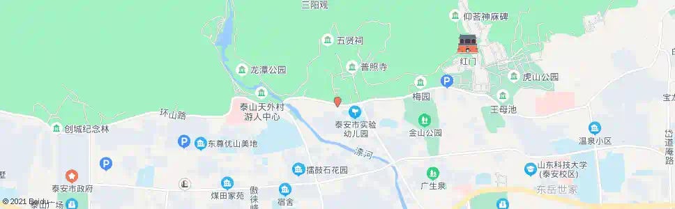 泰安普照寺(进贤村)_公交站地图_泰安公交_妙搜公交查询2025