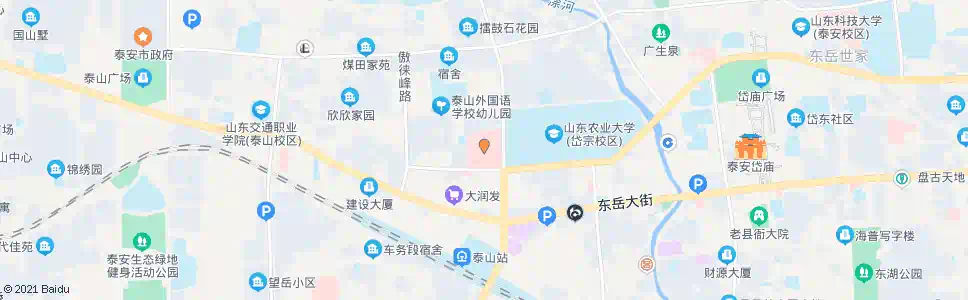泰安中心医院_公交站地图_泰安公交_妙搜公交查询2025