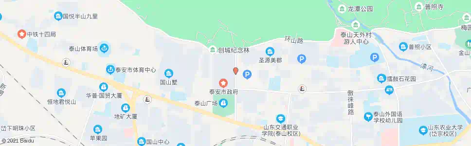 泰安市人大(市政协)_公交站地图_泰安公交_妙搜公交查询2025
