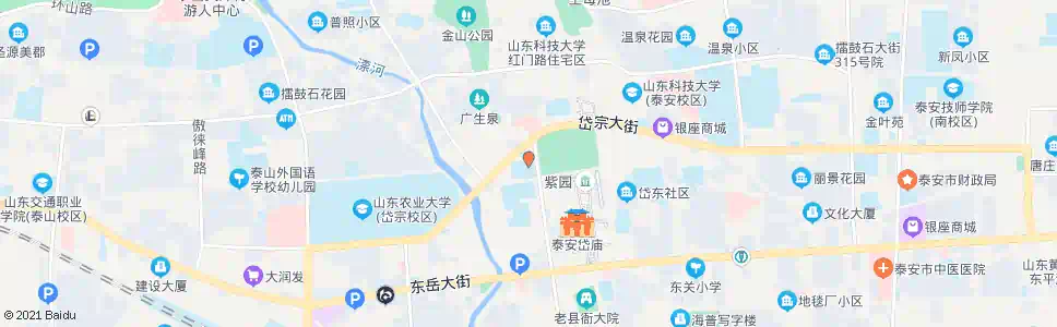 泰安泰安市实验学校西校_公交站地图_泰安公交_妙搜公交查询2025