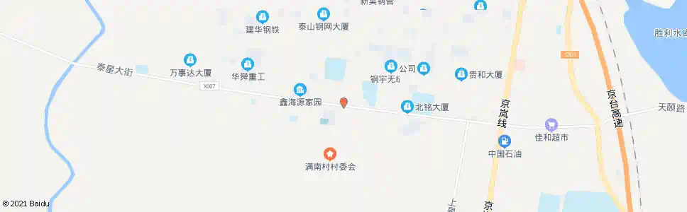 泰安泰星大街中段_公交站地图_泰安公交_妙搜公交查询2025