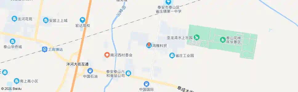 泰安鸿雁科贸(泰港驾校)_公交站地图_泰安公交_妙搜公交查询2025