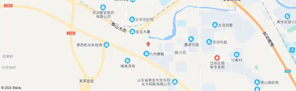 泰安天平店(天平卫生院)_公交站地图_泰安公交_妙搜公交查询2025