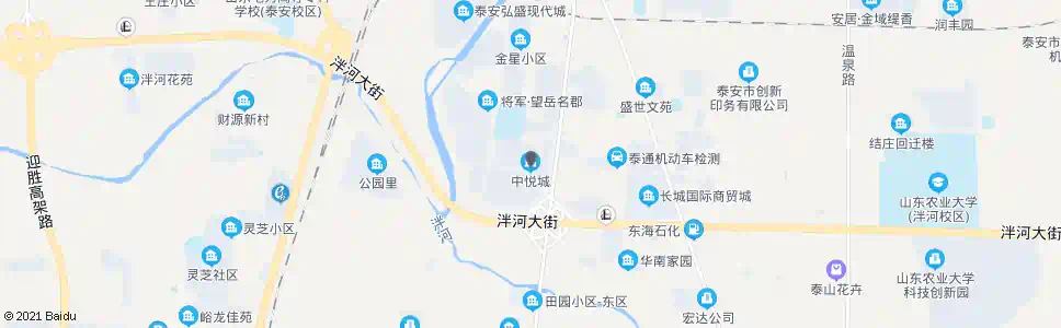 泰安中悦城(临时)_公交站地图_泰安公交_妙搜公交查询2025