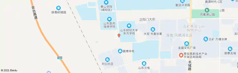 泰安东方学院_公交站地图_泰安公交_妙搜公交查询2025