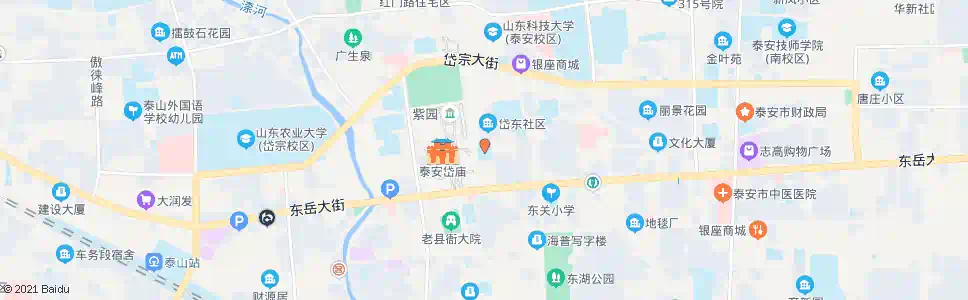 泰安泰安六中新校_公交站地图_泰安公交_妙搜公交查询2025
