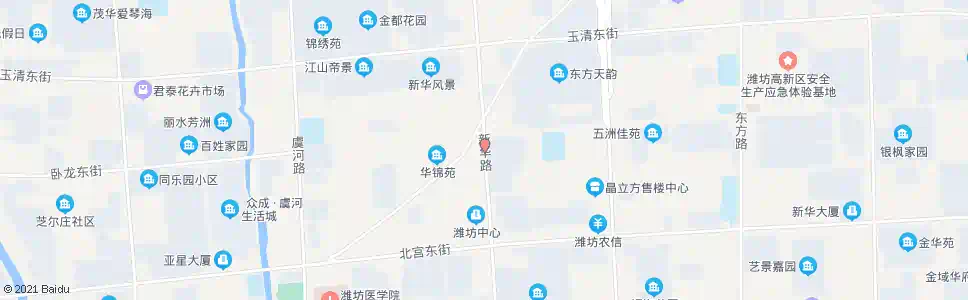 潍坊潍坊输油处(奎文基地)_公交站地图_潍坊公交_妙搜公交查询2025
