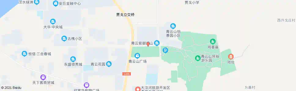 潍坊青云山广场_公交站地图_潍坊公交_妙搜公交查询2025