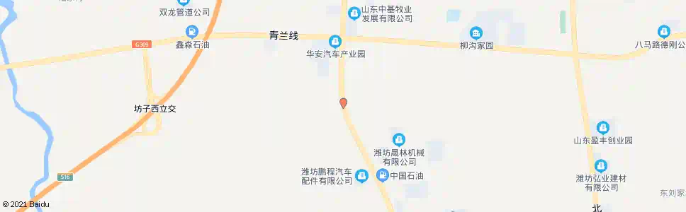 潍坊刘家柳沟_公交站地图_潍坊公交_妙搜公交查询2025