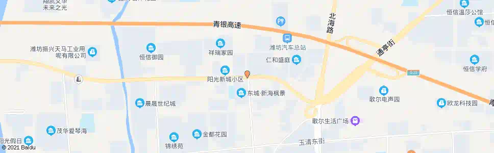 潍坊玄武街新华路口_公交站地图_潍坊公交_妙搜公交查询2025