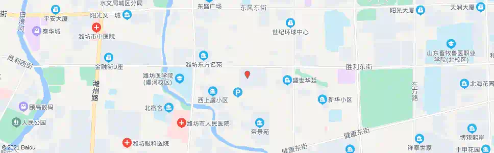 潍坊中央生活城_公交站地图_潍坊公交_妙搜公交查询2025