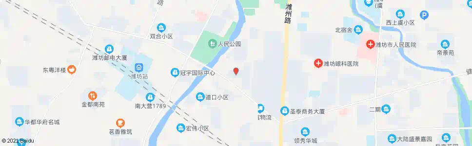 潍坊轻纺城(四平路)_公交站地图_潍坊公交_妙搜公交查询2025
