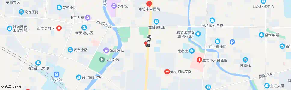 潍坊潍柴宿舍(潍州路)_公交站地图_潍坊公交_妙搜公交查询2025