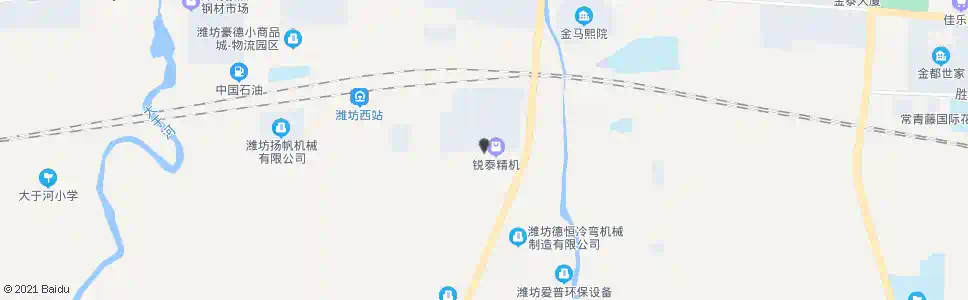 潍坊潍坊机床城_公交站地图_潍坊公交_妙搜公交查询2025
