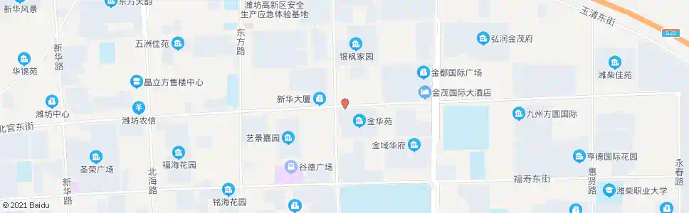 潍坊东明中学_公交站地图_潍坊公交_妙搜公交查询2025