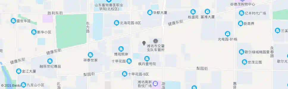 潍坊东方家园家居广场_公交站地图_潍坊公交_妙搜公交查询2025