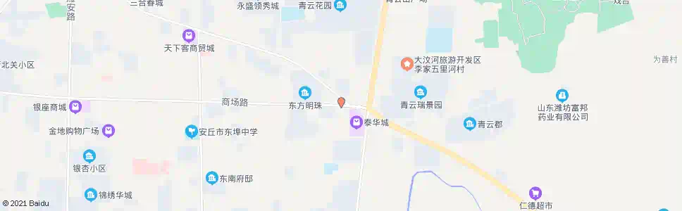 潍坊天源华府_公交站地图_潍坊公交_妙搜公交查询2025