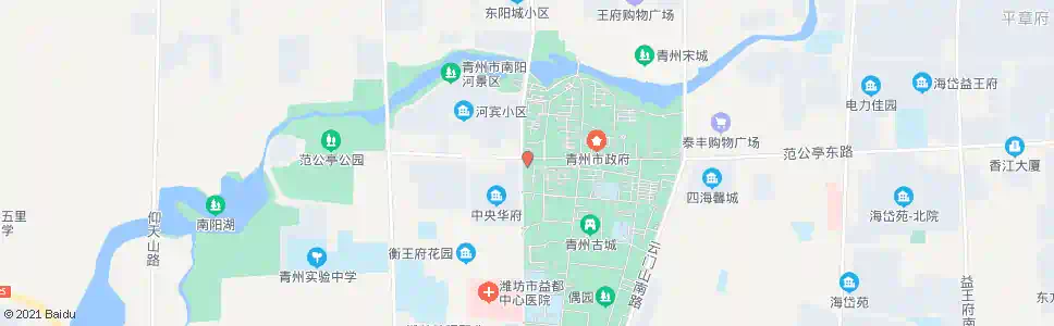 潍坊云门剧院_公交站地图_潍坊公交_妙搜公交查询2025