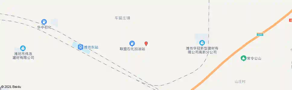 潍坊车留庄_公交站地图_潍坊公交_妙搜公交查询2025