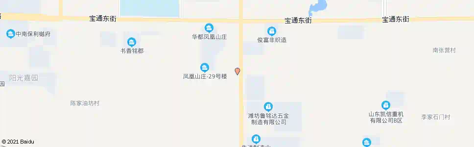潍坊潍安路铁路桥_公交站地图_潍坊公交_妙搜公交查询2025