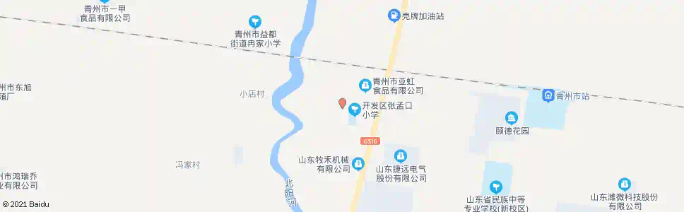 潍坊张孟口_公交站地图_潍坊公交_妙搜公交查询2025