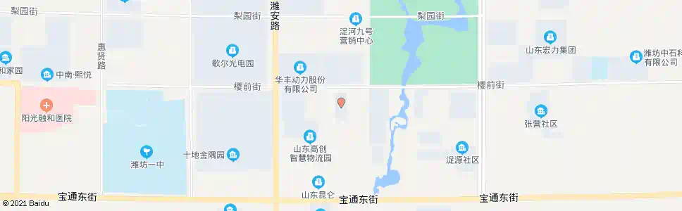 潍坊富源动力_公交站地图_潍坊公交_妙搜公交查询2025