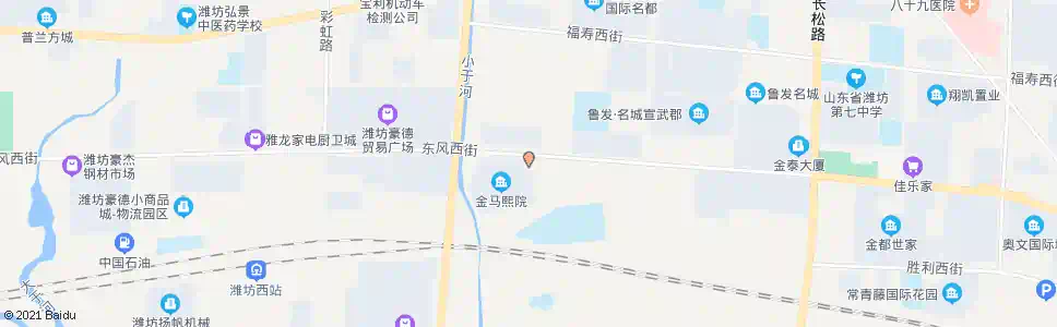 潍坊北小于河中国石油_公交站地图_潍坊公交_妙搜公交查询2025