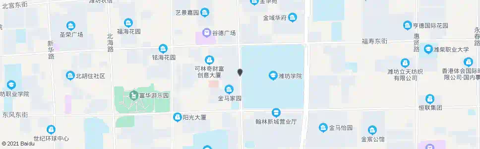 潍坊秋月园_公交站地图_潍坊公交_妙搜公交查询2025