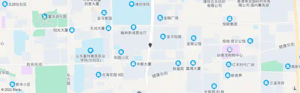 潍坊西金马庄(金马怡园)_公交站地图_潍坊公交_妙搜公交查询2025