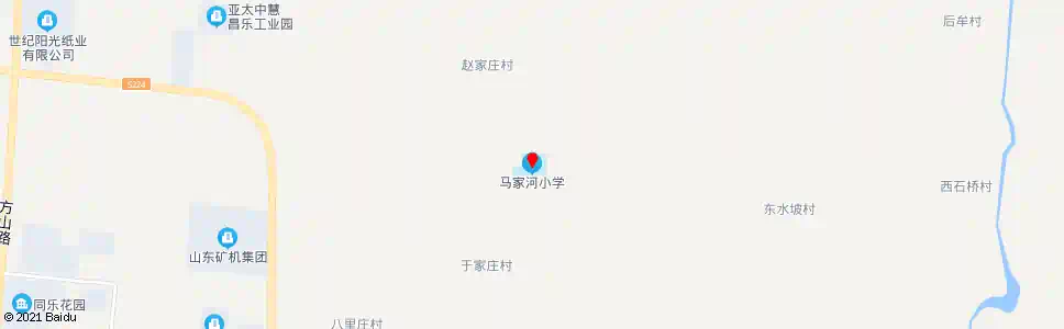 潍坊马家河子小学_公交站地图_潍坊公交_妙搜公交查询2025