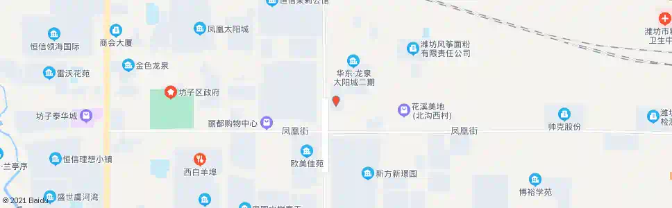 潍坊福园小区_公交站地图_潍坊公交_妙搜公交查询2025