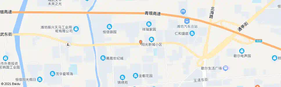 潍坊玄武街文化路口_公交站地图_潍坊公交_妙搜公交查询2025
