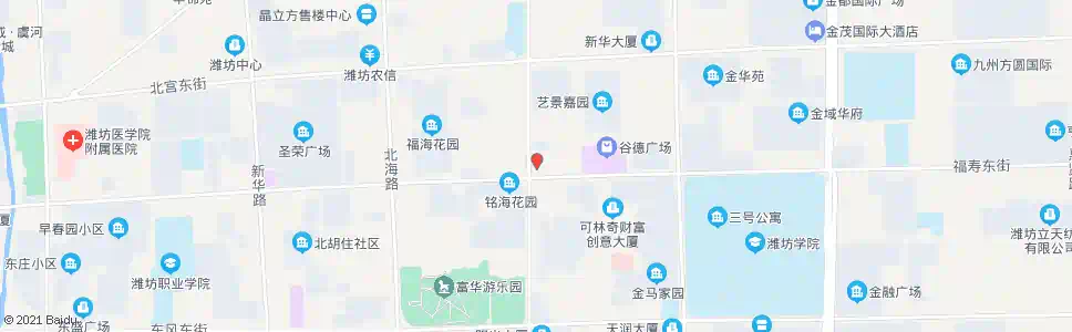 潍坊联通大厦(东方路)_公交站地图_潍坊公交_妙搜公交查询2025