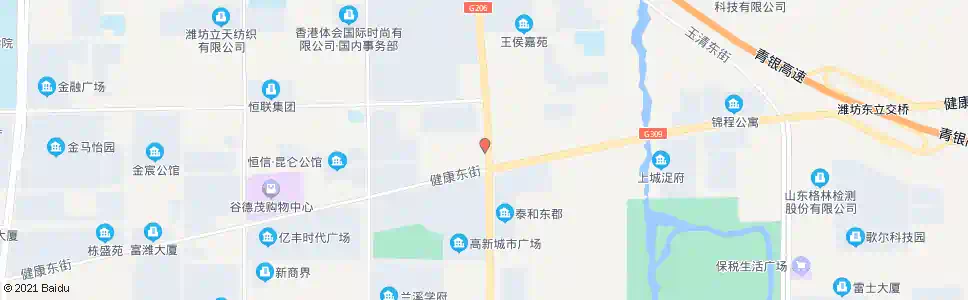 潍坊第二孵化器(创新大厦)_公交站地图_潍坊公交_妙搜公交查询2025