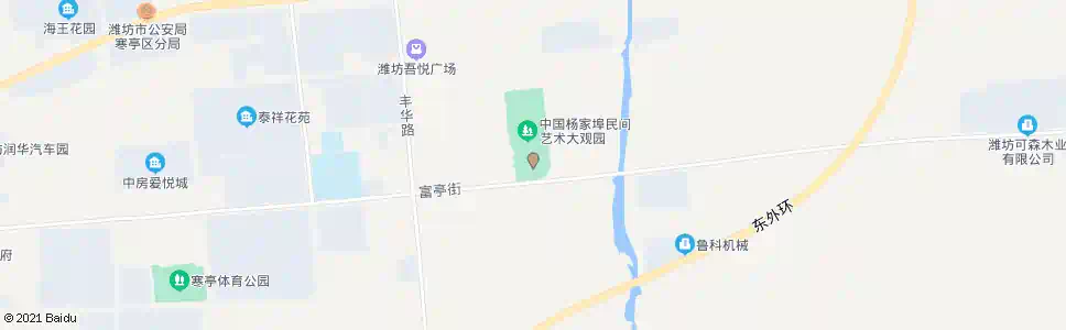 潍坊杨家埠民俗大观园_公交站地图_潍坊公交_妙搜公交查询2025
