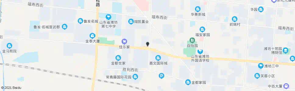 潍坊南门(口腔医院)_公交站地图_潍坊公交_妙搜公交查询2025