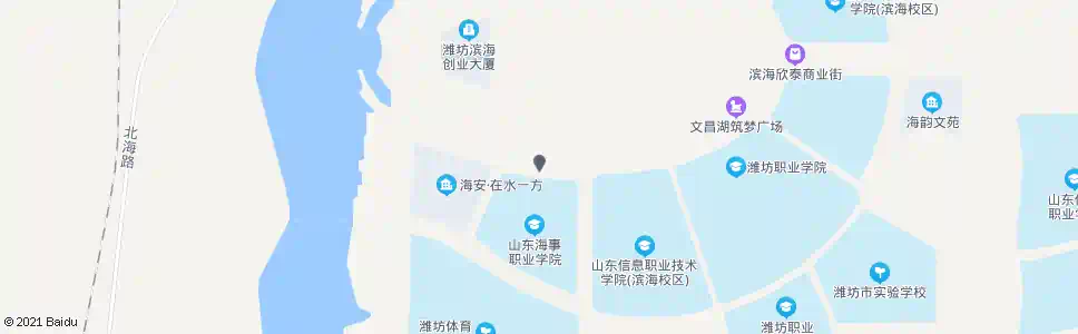 潍坊山东海事职业学院_公交站地图_潍坊公交_妙搜公交查询2025