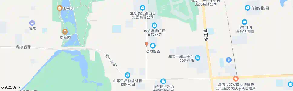 潍坊南家村_公交站地图_潍坊公交_妙搜公交查询2025