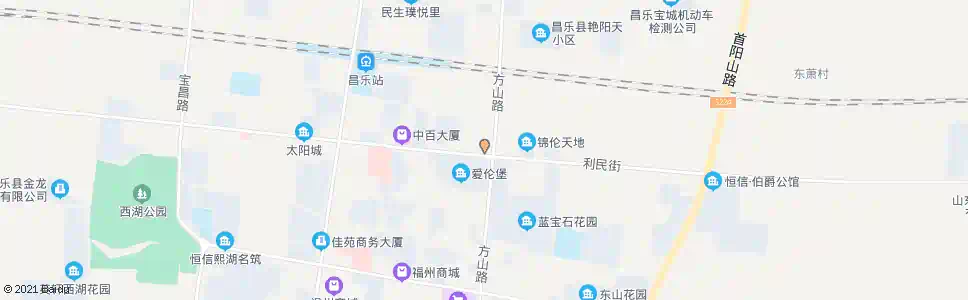 潍坊建设银行(昌乐)_公交站地图_潍坊公交_妙搜公交查询2025