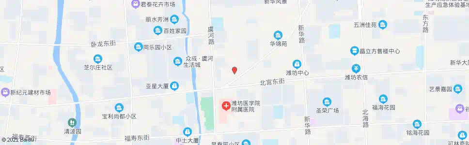 潍坊东郊宾馆(佳乐家北宫店)_公交站地图_潍坊公交_妙搜公交查询2025
