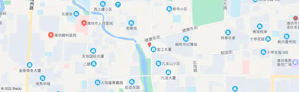 潍坊奎文区公安分局(新华路)_公交站地图_潍坊公交_妙搜公交查询2025