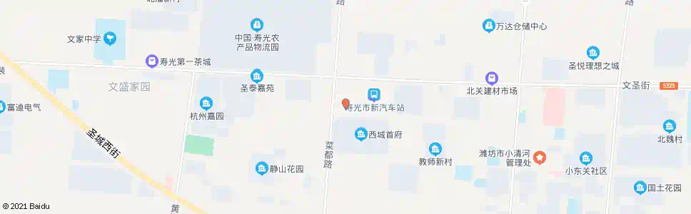 潍坊马家村(东)_公交站地图_潍坊公交_妙搜公交查询2025