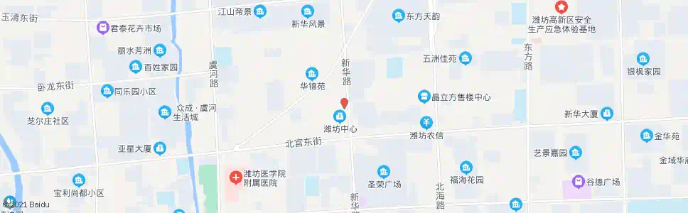 潍坊人才市场_公交站地图_潍坊公交_妙搜公交查询2025