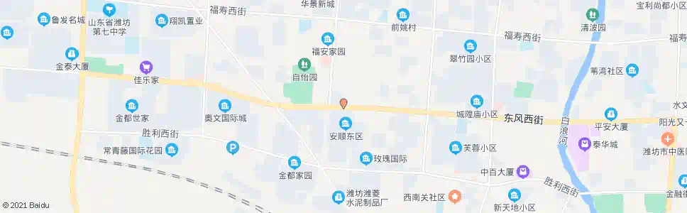 潍坊云湖假日_公交站地图_潍坊公交_妙搜公交查询2025