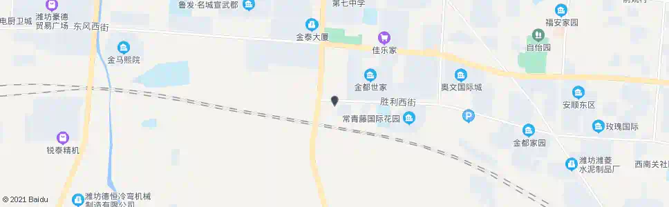潍坊胜利街长松路口(华孚轴承)_公交站地图_潍坊公交_妙搜公交查询2025