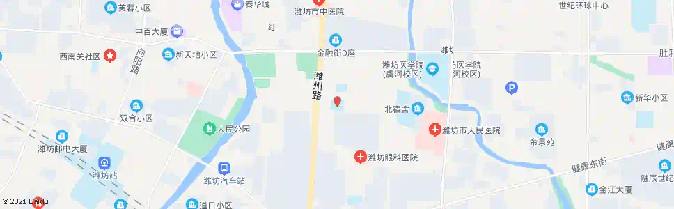 潍坊实验小学_公交站地图_潍坊公交_妙搜公交查询2025