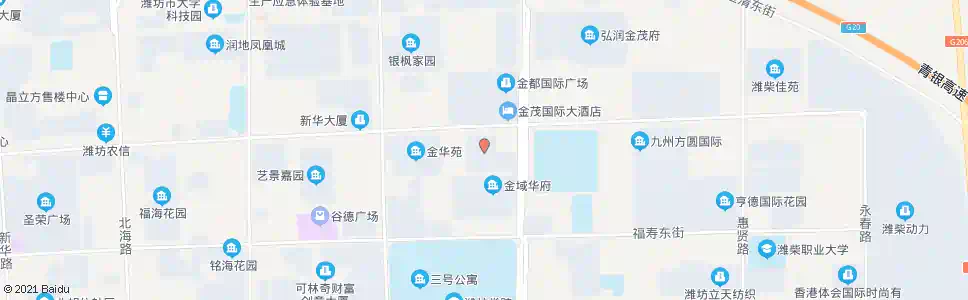 潍坊潍坊市国家税务局(北大锦城)_公交站地图_潍坊公交_妙搜公交查询2025
