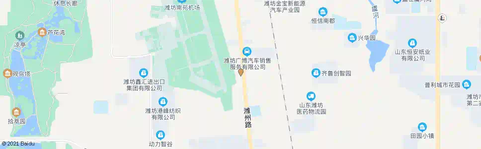 潍坊奎文区政府_公交站地图_潍坊公交_妙搜公交查询2025