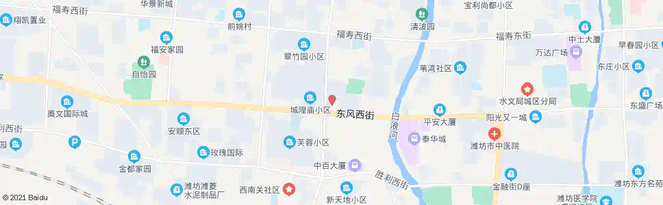 潍坊市行政审批中心(脑科医院)_公交站地图_潍坊公交_妙搜公交查询2025