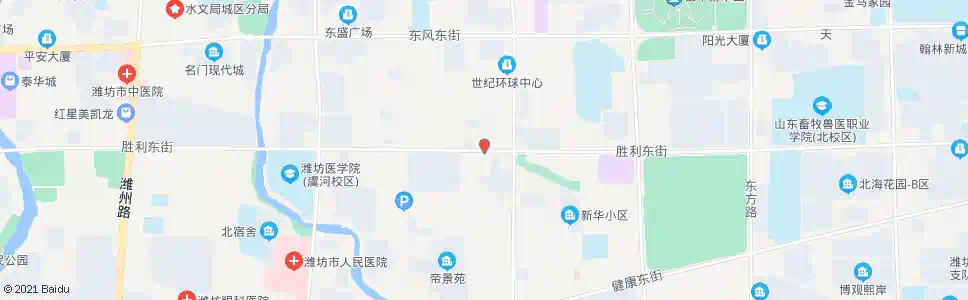 潍坊新华路口(胜利街)_公交站地图_潍坊公交_妙搜公交查询2025